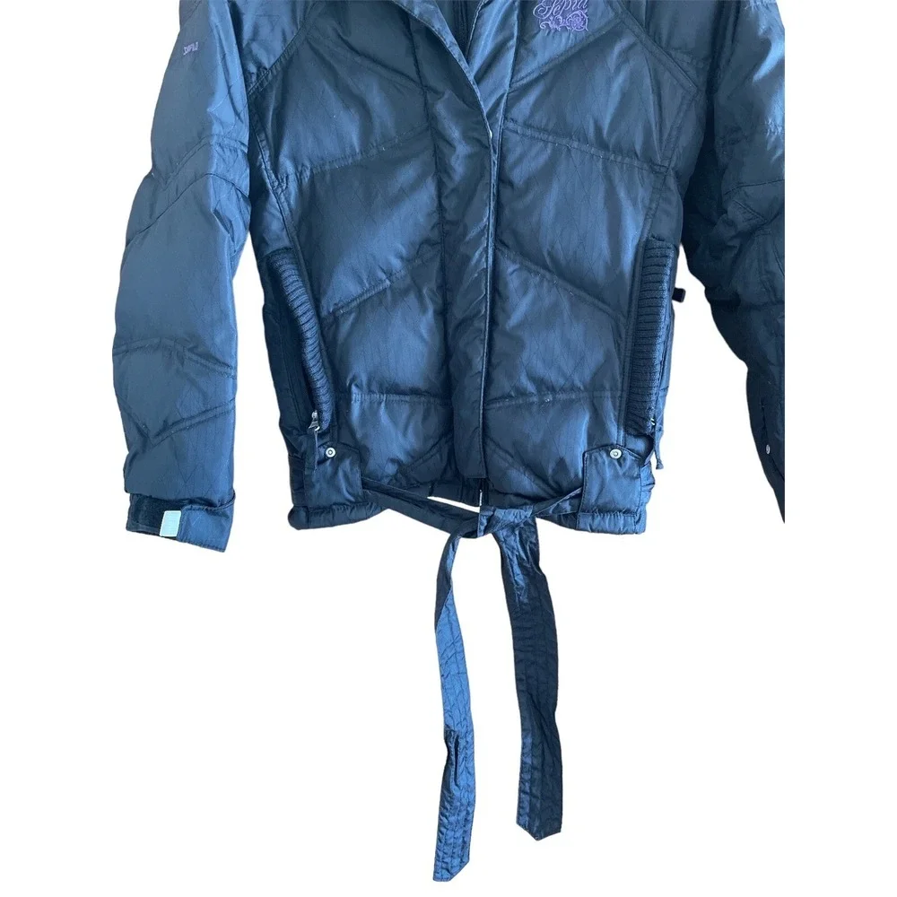 Sepia Women's Snowboarding Ski Jacket Coat‎ Down Insulated Size Small Black
